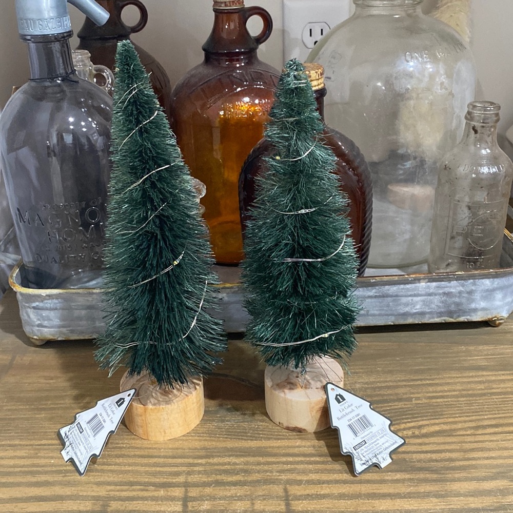 Target BP 2022 Lit Colored Bottlebrush Trees